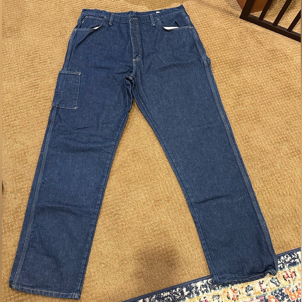 NWOT Bulwark Fire Resistant Denim Work Jeans 42-34